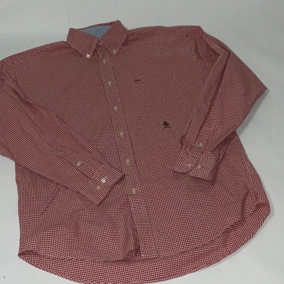 Tommy Hilfiger Shirt, Red Checks, Sz L - Picture 1 of 12